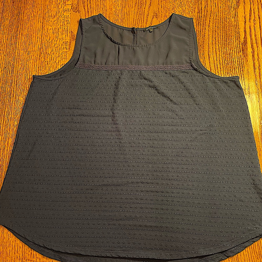 PAPERMOON 3X NAVY SLEEVELESS TOP